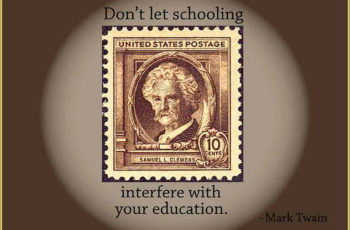 Mark Twain: Education is Important