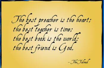 From the Talmud: The Best Friend is God
