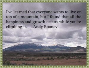 Andy Rooney Mountaintop